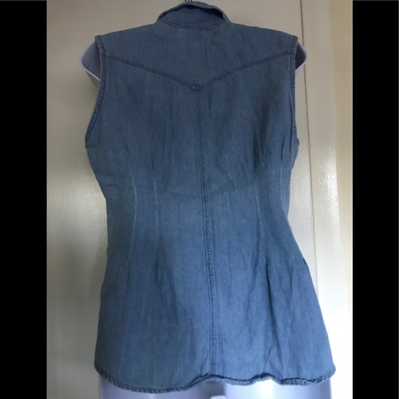 Vintage IGNITE BASICS , size M , jeans blue Vest - Picture 11 of 14